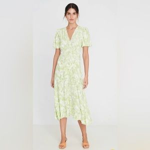 Faithfully the Brand Vittoria Midi Dress in Roos TieDye